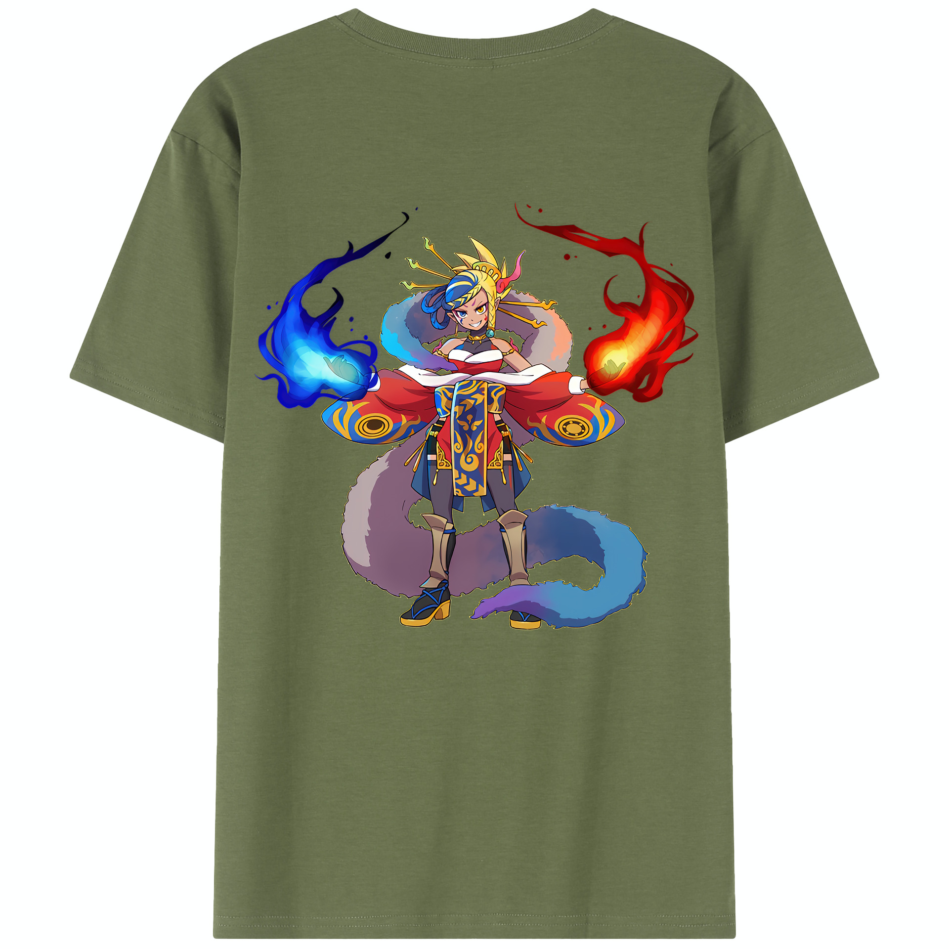 （画像用） 妖怪ウォッチ Yo-kai Watch 綿100％半袖Tシャツ（背面プリント）